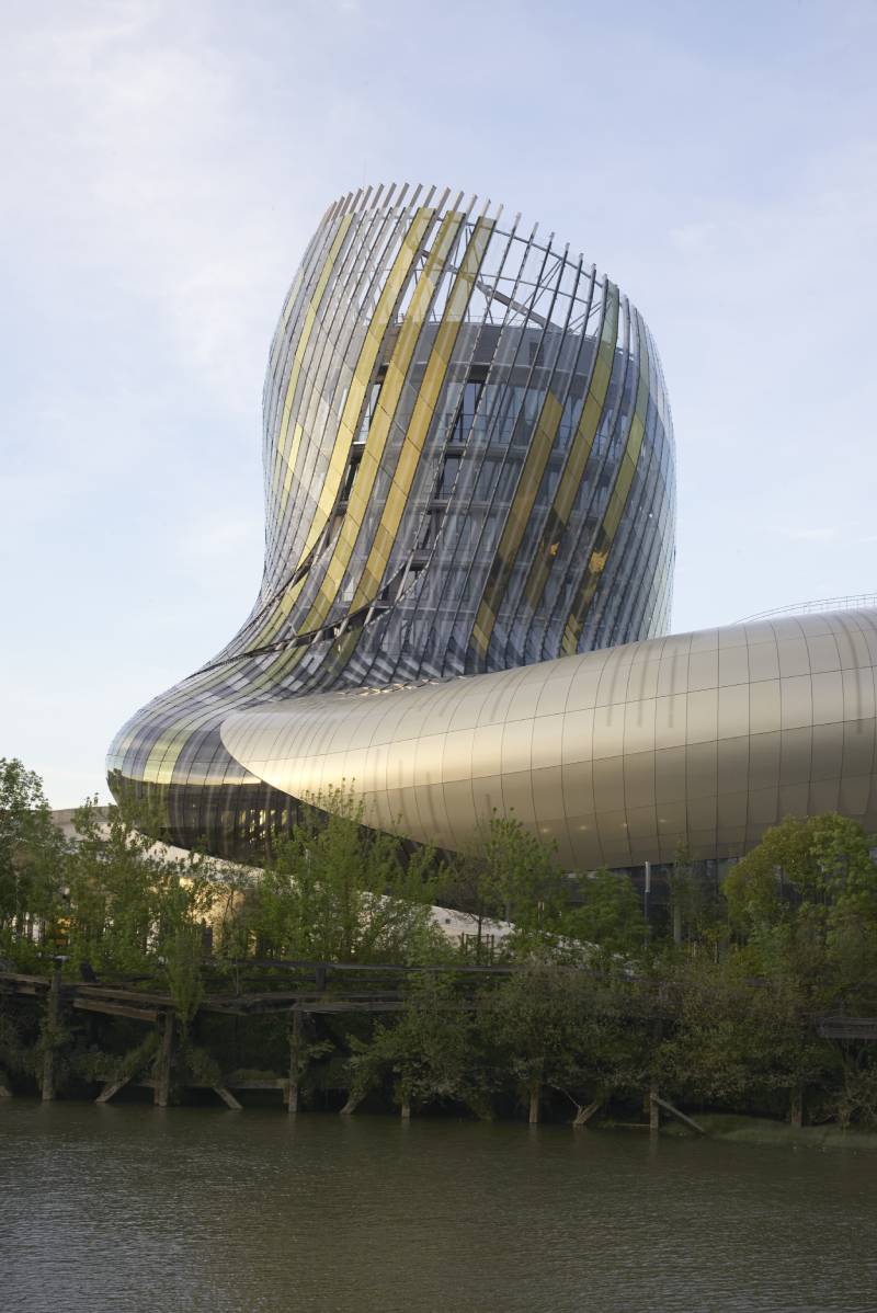 La Cité du Vin Bordeaux panneaux composites TIM Composites