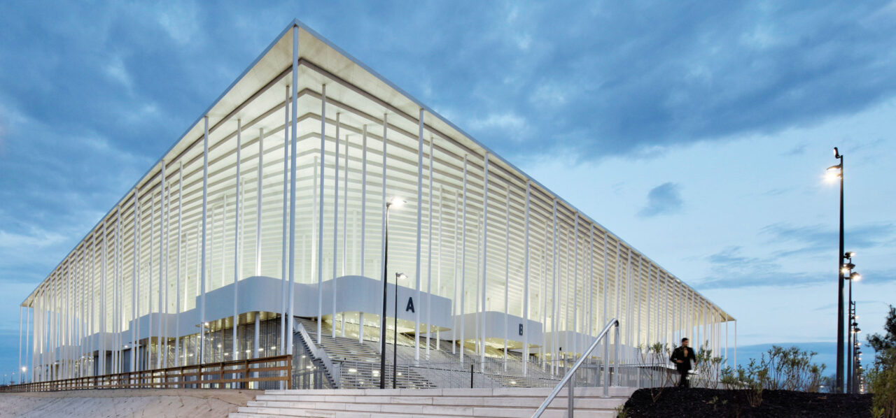 Stade de Bordeaux Matmut Atlantique aluminium composite panneau composite Larson TIM Composites 