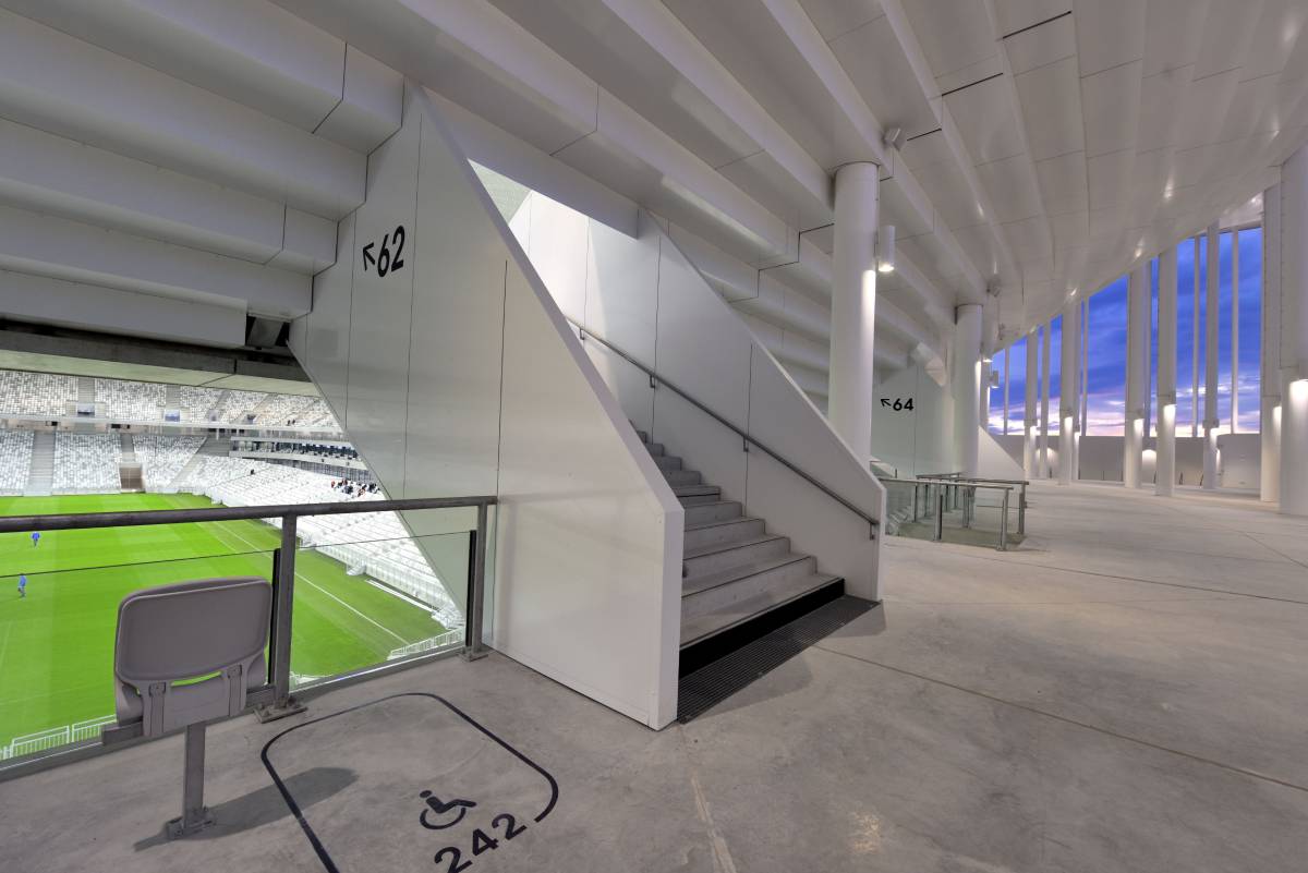Nouveau Stade de Bordeaux panneaux composites TIM Composites