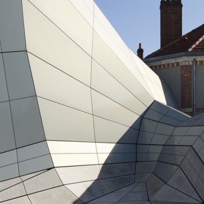 les Turbulences du FRAC panneau composite aluminium TIM Composites