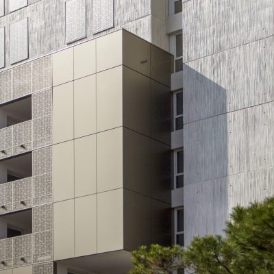 Ilot Robini Nice Mérida panneau composite aluminium aluminium composite TIM Composites