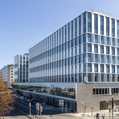 REVALU système de pose aluminium façade Le Carré TIM Composites