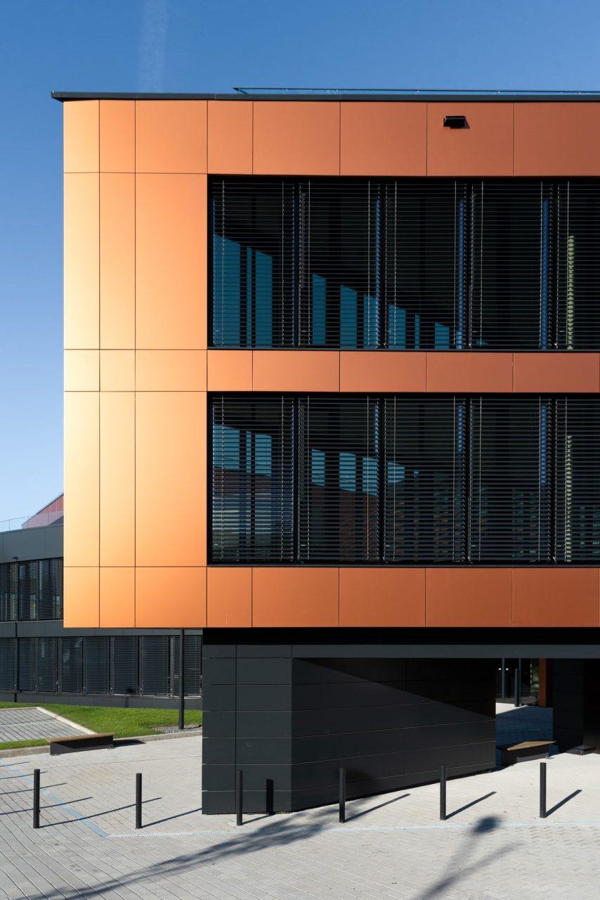 Immeuble Beaubourg Bertrange panneau composite aluminium aluminium composite 