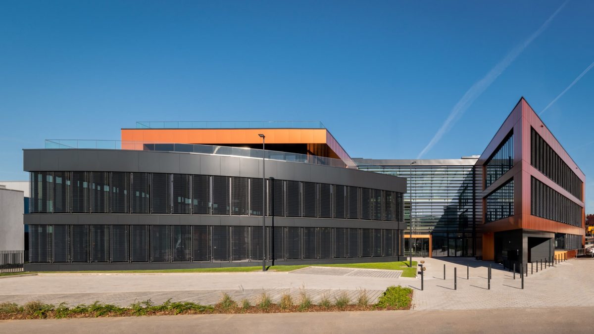 Immeuble Beaubourg Bertrange panneau composite aluminium aluminium composite TIM Composites