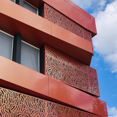 Lycée les Vaseix panneau composite aluminium aluminium composite Alucobond 3a Composites TIM Composites