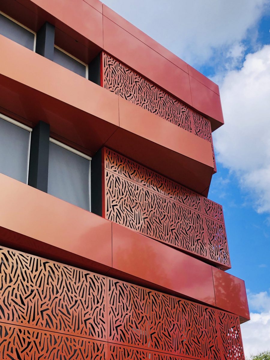 Lycée les Vaseix panneau composite aluminium aluminium composite Alucobond 3a Composites TIM Composites