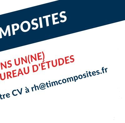 Offre d'emploi TIM Composites